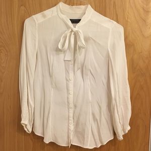 Club Monaco White Blouse